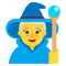 Woman Mage emoji on Microsoft